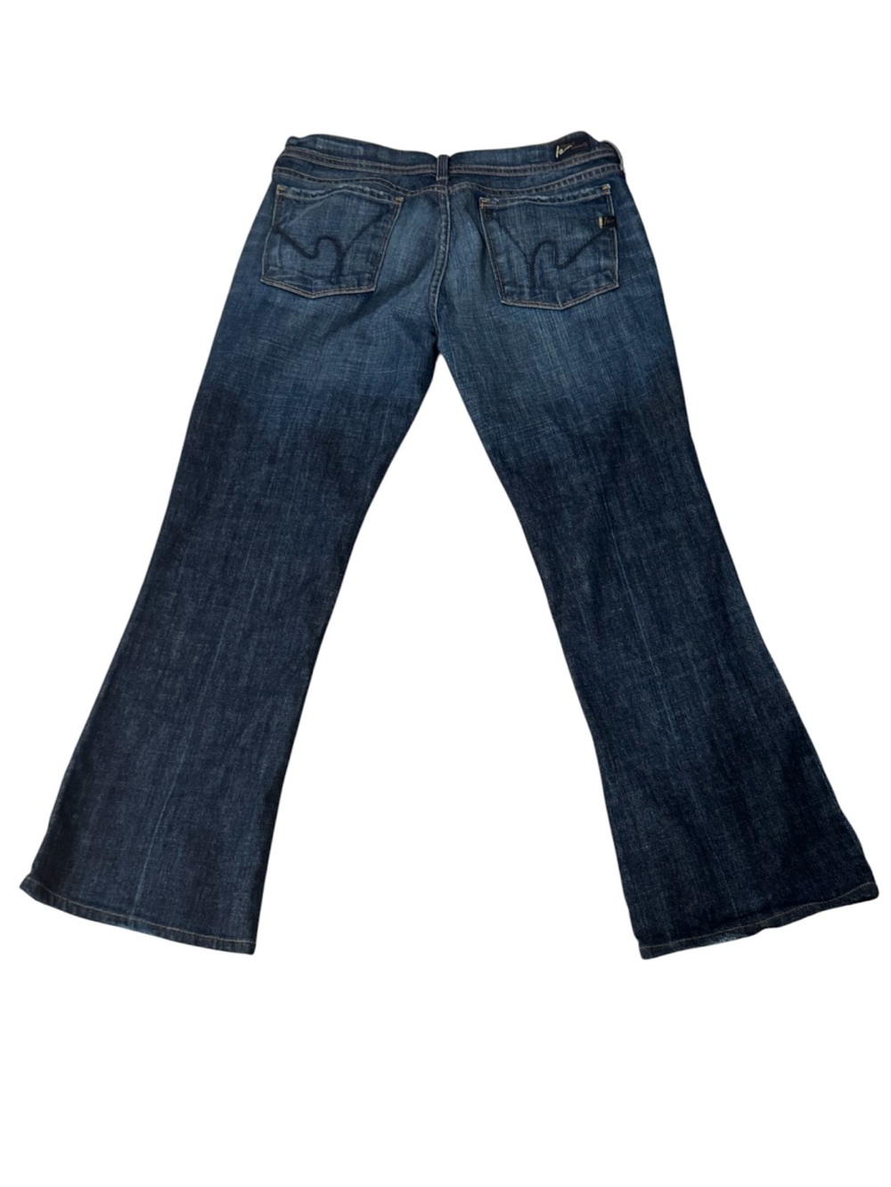Citizens of Humanity Med/Dark Wash Ingrid Low-Rise Flare Jeans Women’s Size 31 - Picture 3 of 11